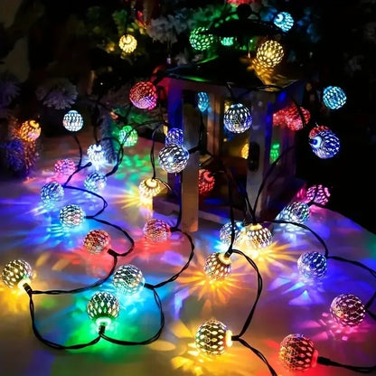 Solar LED Gartenlampe Im Marokkanischen Stil