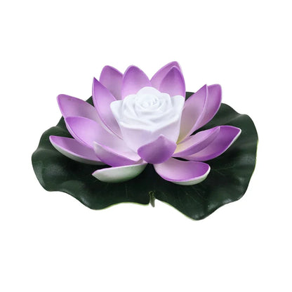 Schwimmende Lotus LED Garten Schwimmbad Leuchte