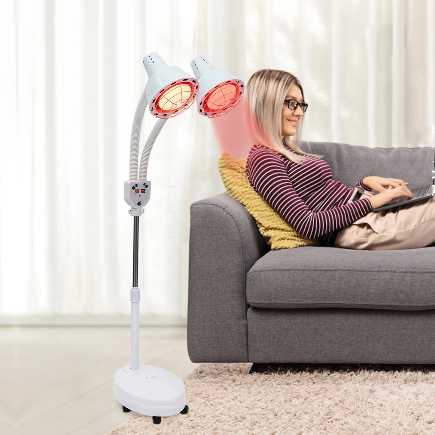 Leistungsstarke Infrarot-Therapielampe