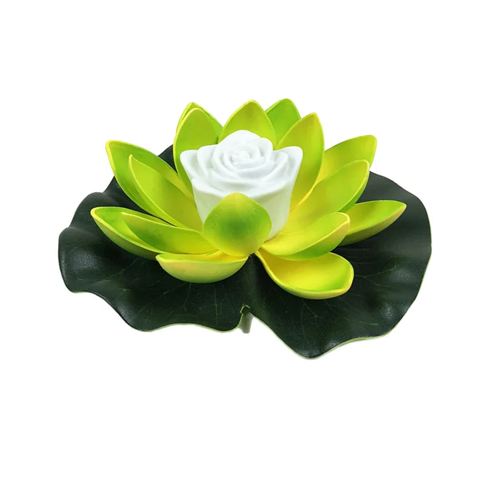 Schwimmende Lotus LED Garten Schwimmbad Leuchte