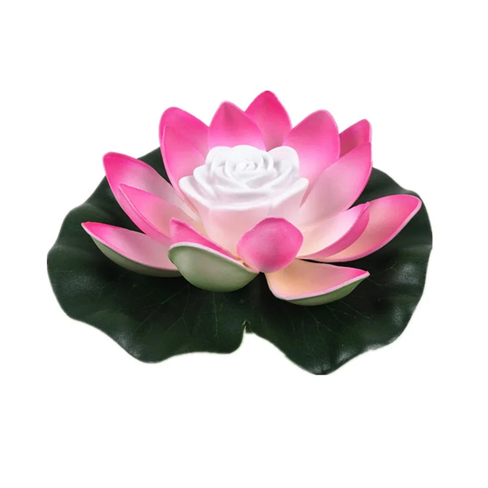 Schwimmende Lotus LED Garten Schwimmbad Leuchte