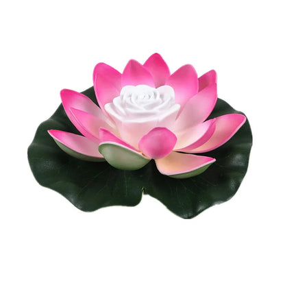 Schwimmende Lotus LED Garten Schwimmbad Leuchte