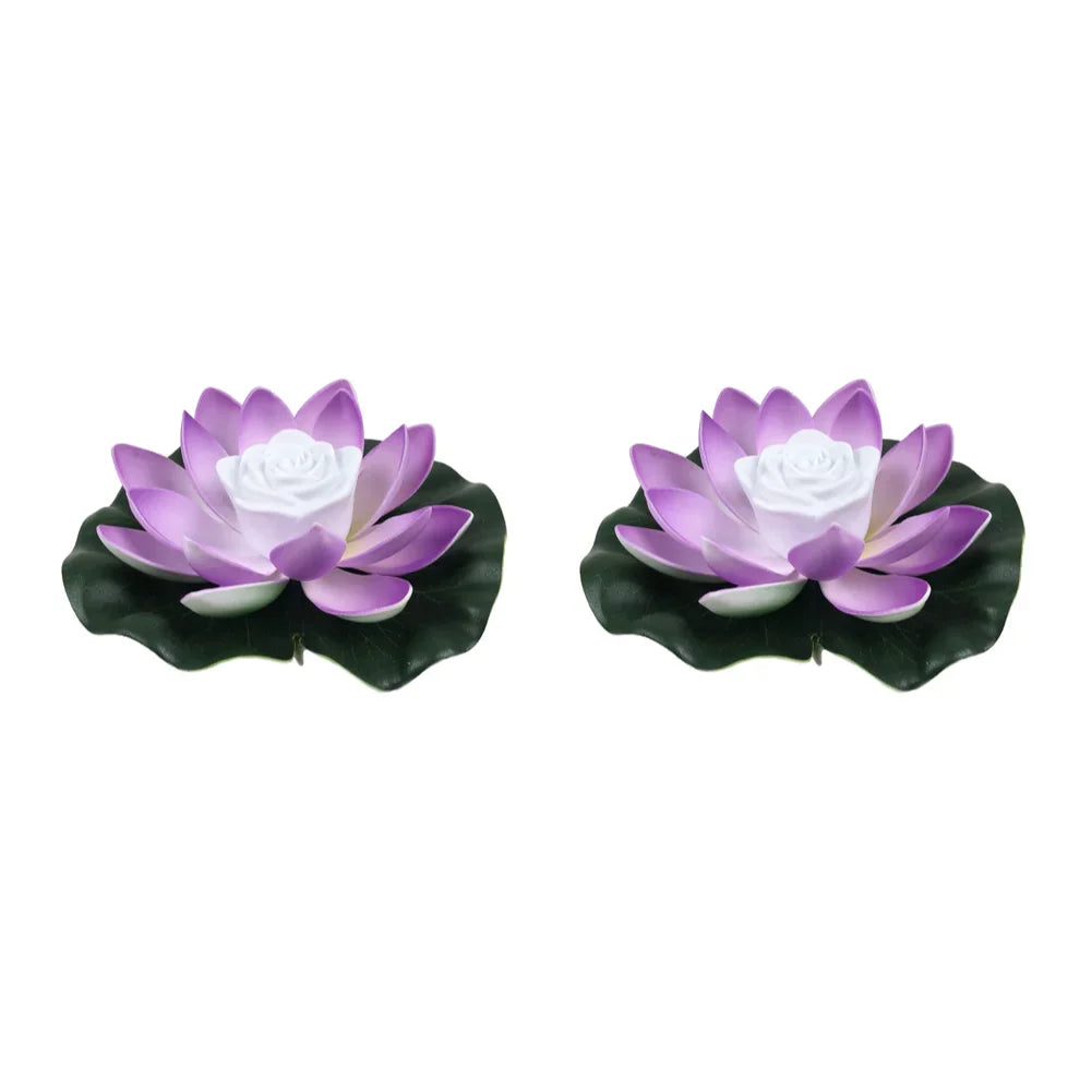 Schwimmende Lotus LED Garten Schwimmbad Leuchte