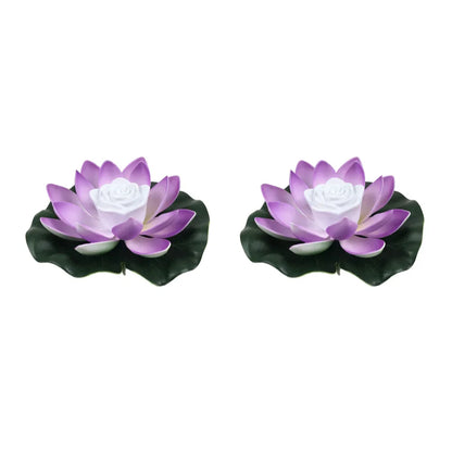 Schwimmende Lotus LED Garten Schwimmbad Leuchte
