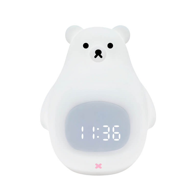 Nachtlicht Eisbär LED Wecker