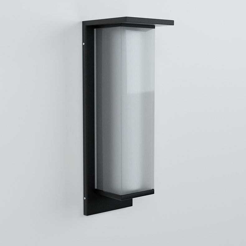 Rechteckige Solarbetriebene LED Aussenwandleuchte
