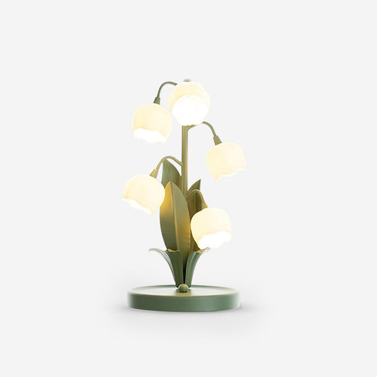 Dekorative Florale Orchideen Tischlampe