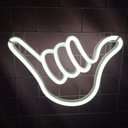 Benutzerdefinierte Frieden Hand LED Neon Zeichen