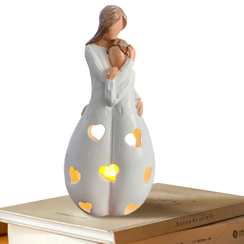 AmorWappen: Herzförmige Tischlampe mit Sanftem, Warmem Leuchten