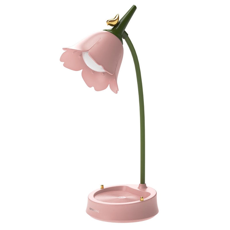 Tragbares Von Blumen Inspiriertes Nachtlicht