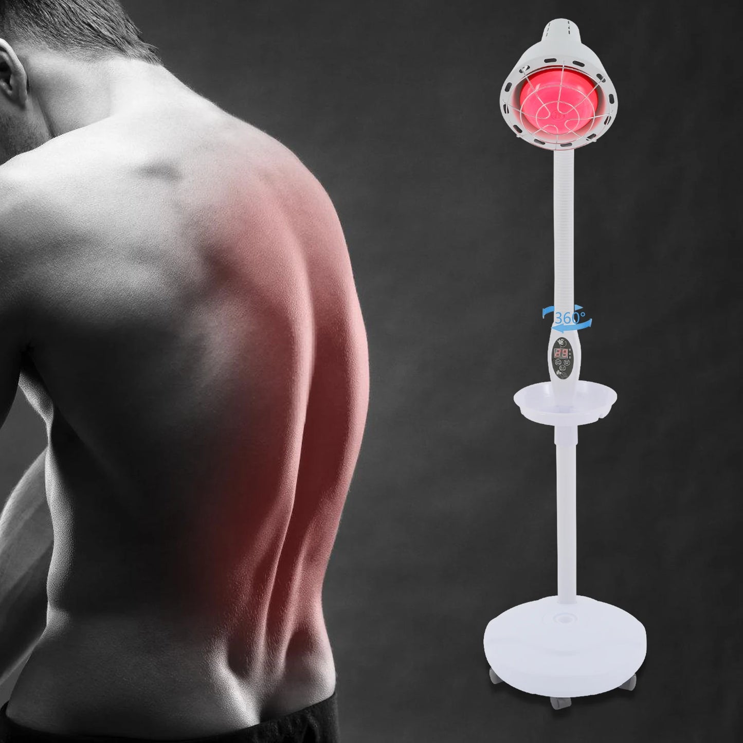 Ferngesteuerte Infrarot-Wärmetherapielampe