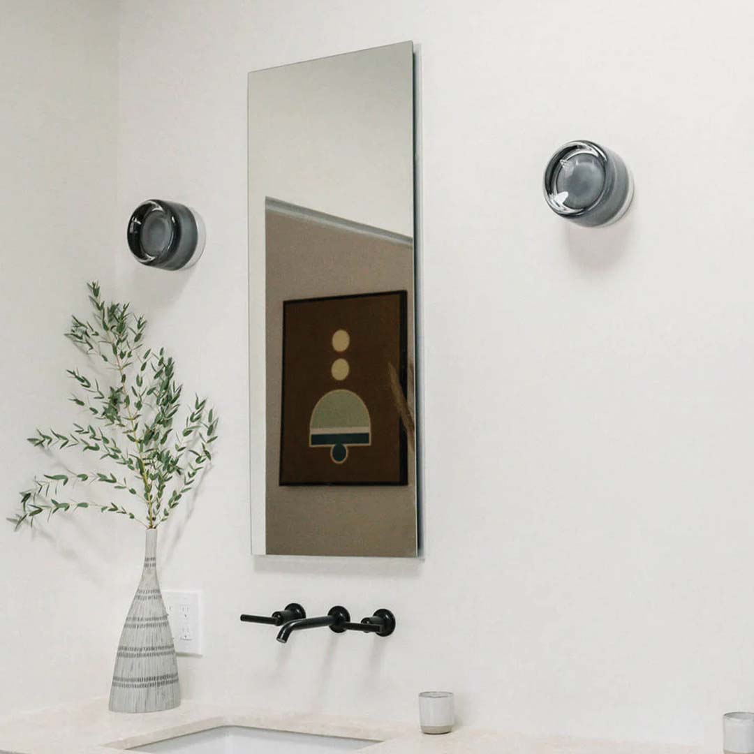 Minimalistische Von Grübchen Inspirierte LED Wandleuchte