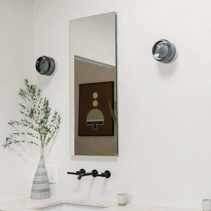 Minimalistische Von Grübchen Inspirierte LED Wandleuchte