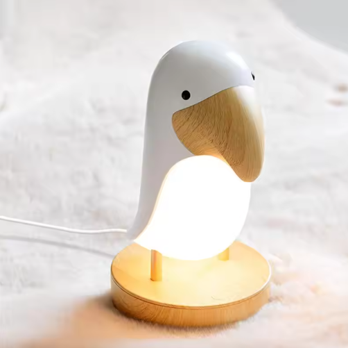 Wiederaufladbare LED Schreibtischlampe In Vogelform