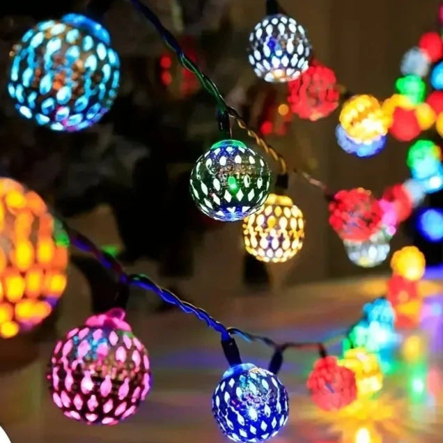 Solar LED Gartenlampe Im Marokkanischen Stil