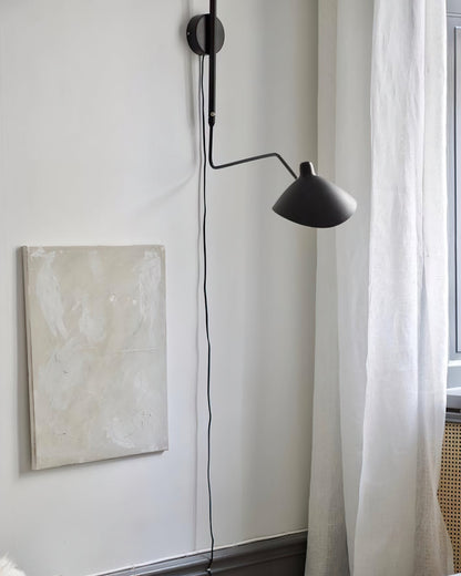 Moderne Wandleuchte Mit Zwei Armen Aus Der Mitte Des Jahrhunderts