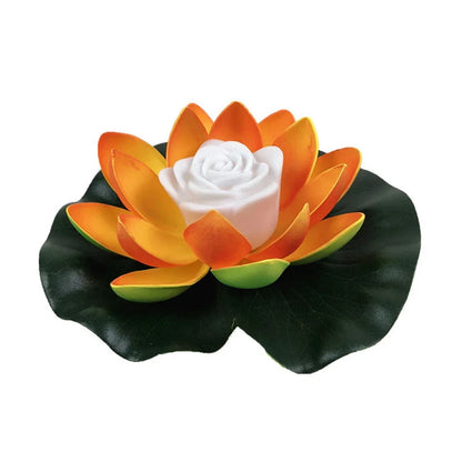 Schwimmende Lotus LED Garten Schwimmbad Leuchte