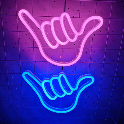 Benutzerdefinierte Frieden Hand LED Neon Zeichen