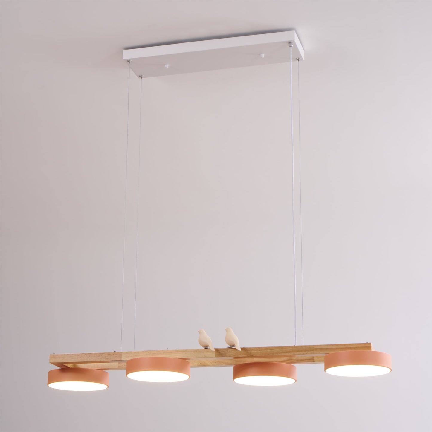 Moderne 4 Runde LED Pendelleuchte