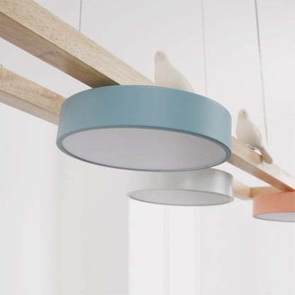 Moderne 4 Runde LED Pendelleuchte