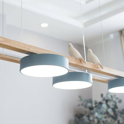 Moderne 4 Runde LED Pendelleuchte