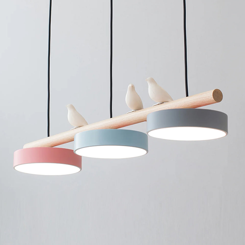 Hängende Pendelleuchte im Vogel-Design