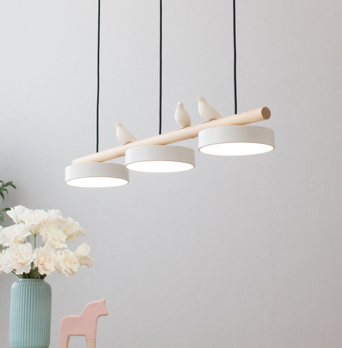 Hängende Pendelleuchte im Vogel-Design