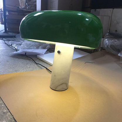SteinLumina: Tischlampe mit Edlem Marmorsockel