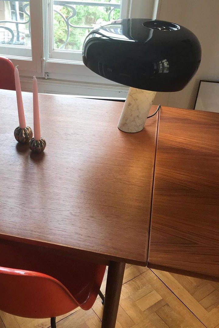 SteinLumina: Tischlampe mit Edlem Marmorsockel