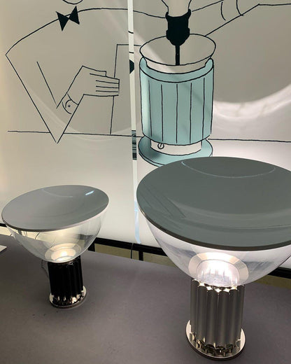 SteinLumina: Tischlampe mit Edlem Marmorsockel