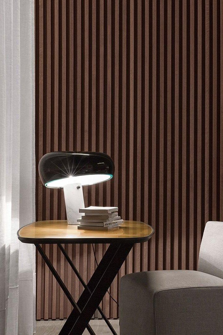 SteinLumina: Tischlampe mit Edlem Marmorsockel