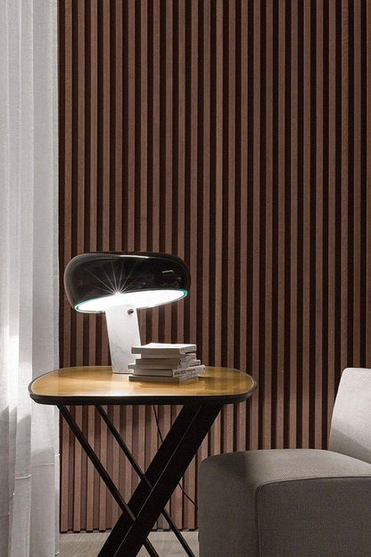 SteinLumina: Tischlampe mit Edlem Marmorsockel