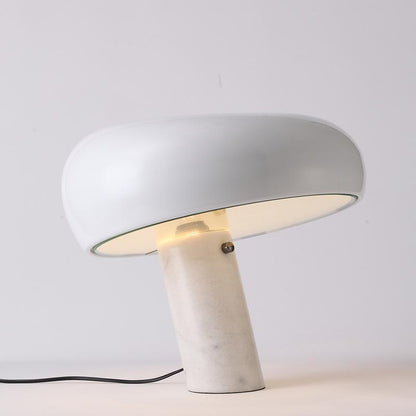 SteinLumina: Tischlampe mit Edlem Marmorsockel