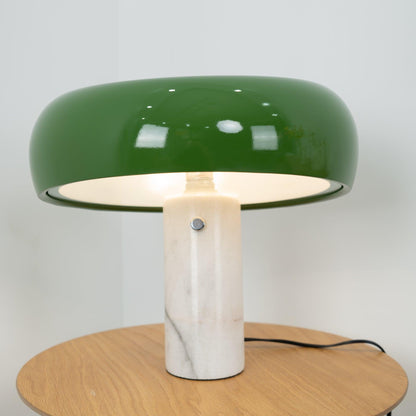 SteinLumina: Tischlampe mit Edlem Marmorsockel