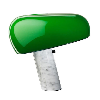 SteinLumina: Tischlampe mit Edlem Marmorsockel