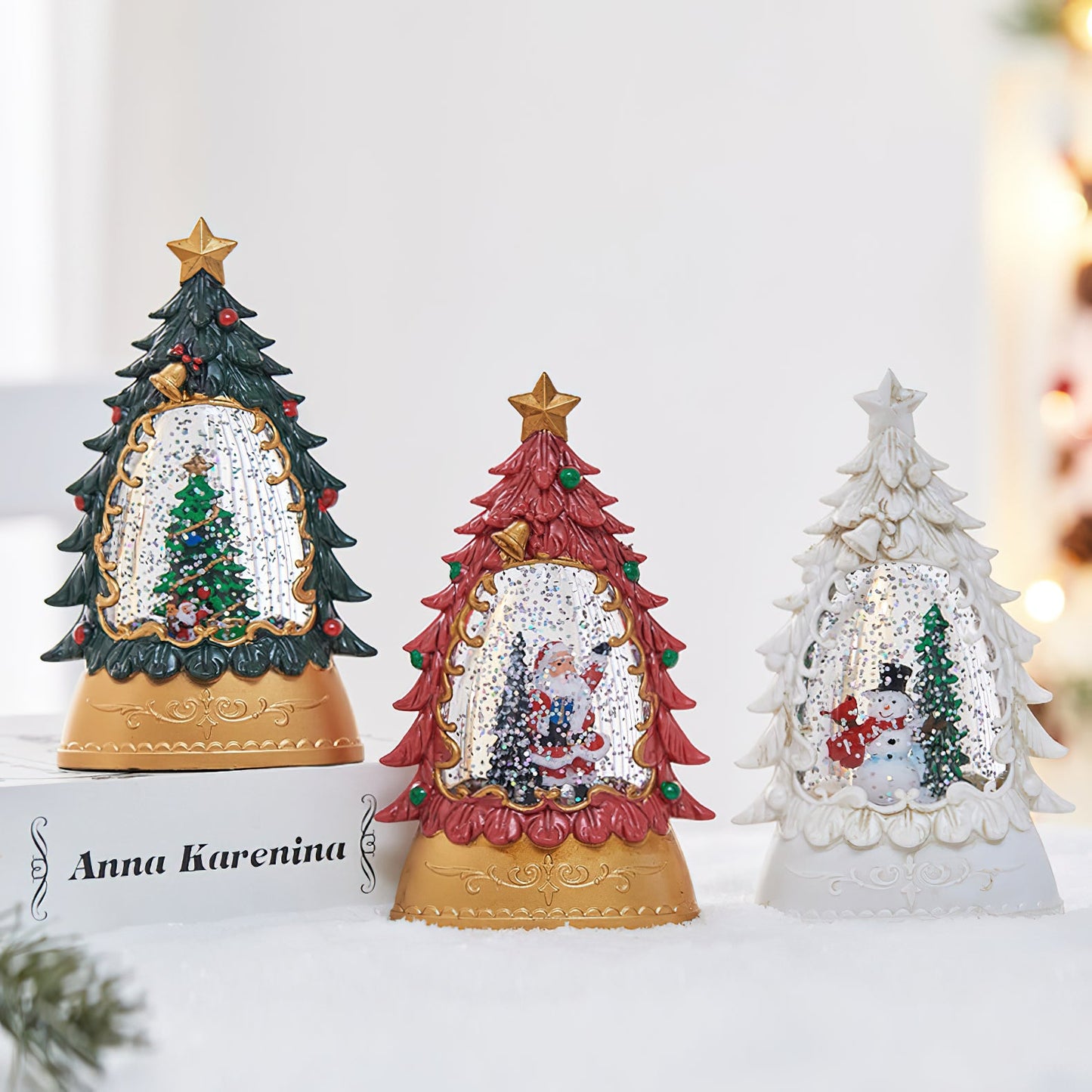Bezaubernde Schneekugel-Weihnachtsdekoration