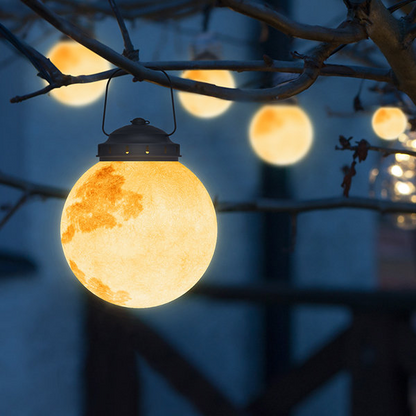 Vom Mond Inspirierte Solar-LED-Gartenlampe