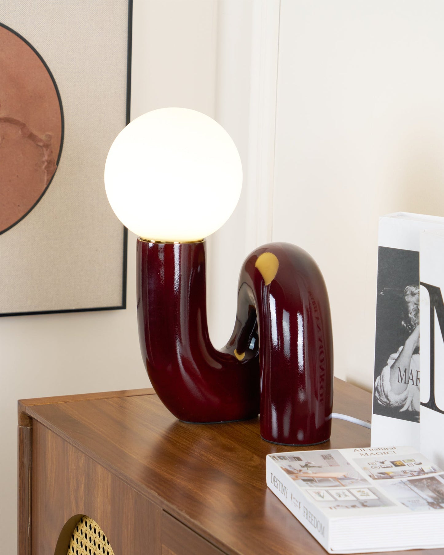 Verdrehte Moderne Tischlampe