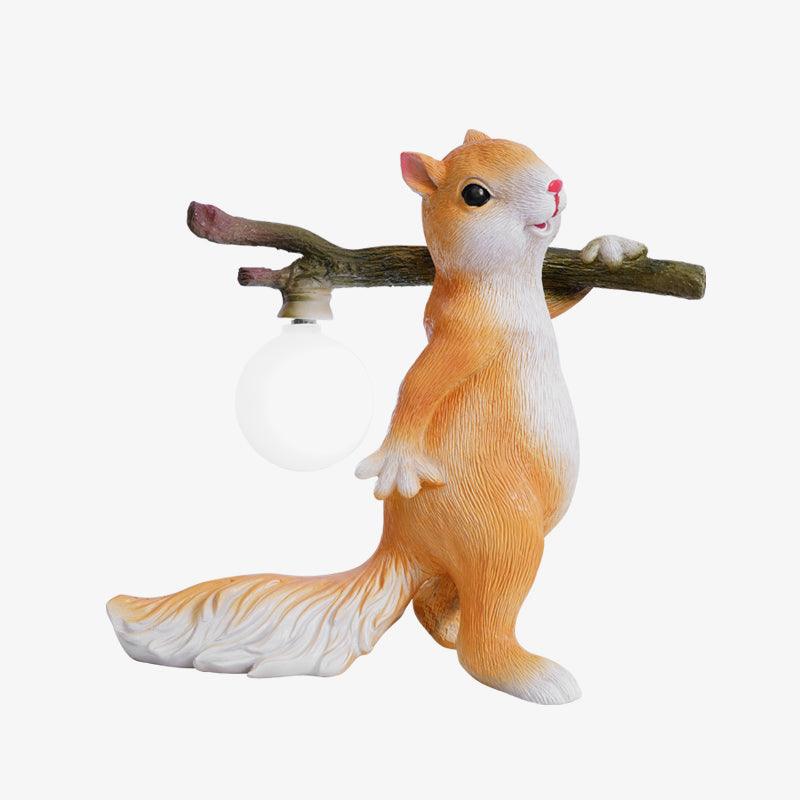 Gemütliche Eichhörnchen Inspirierte Schreibtischlampe
