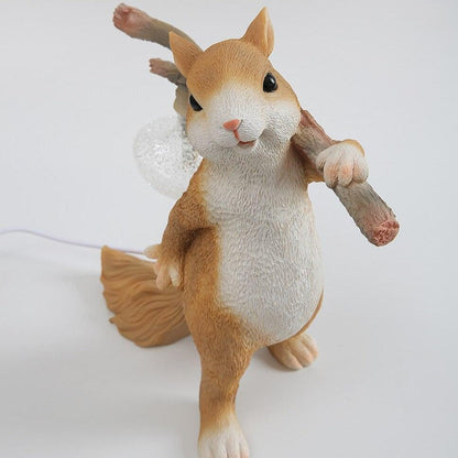 Gemütliche Eichhörnchen Inspirierte Schreibtischlampe