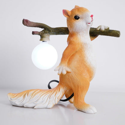 Gemütliche Eichhörnchen Inspirierte Schreibtischlampe