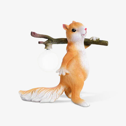 Gemütliche Eichhörnchen Inspirierte Schreibtischlampe