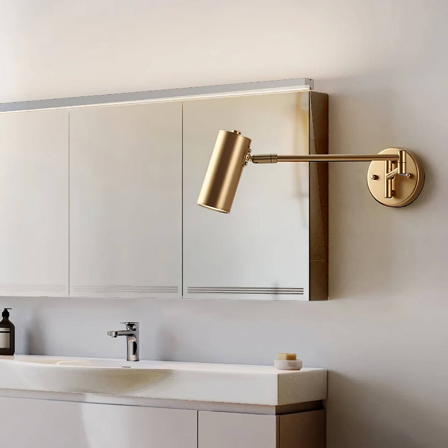Moderne Minimalistische LED Wandleuchte Mit Verstellbarem Arm