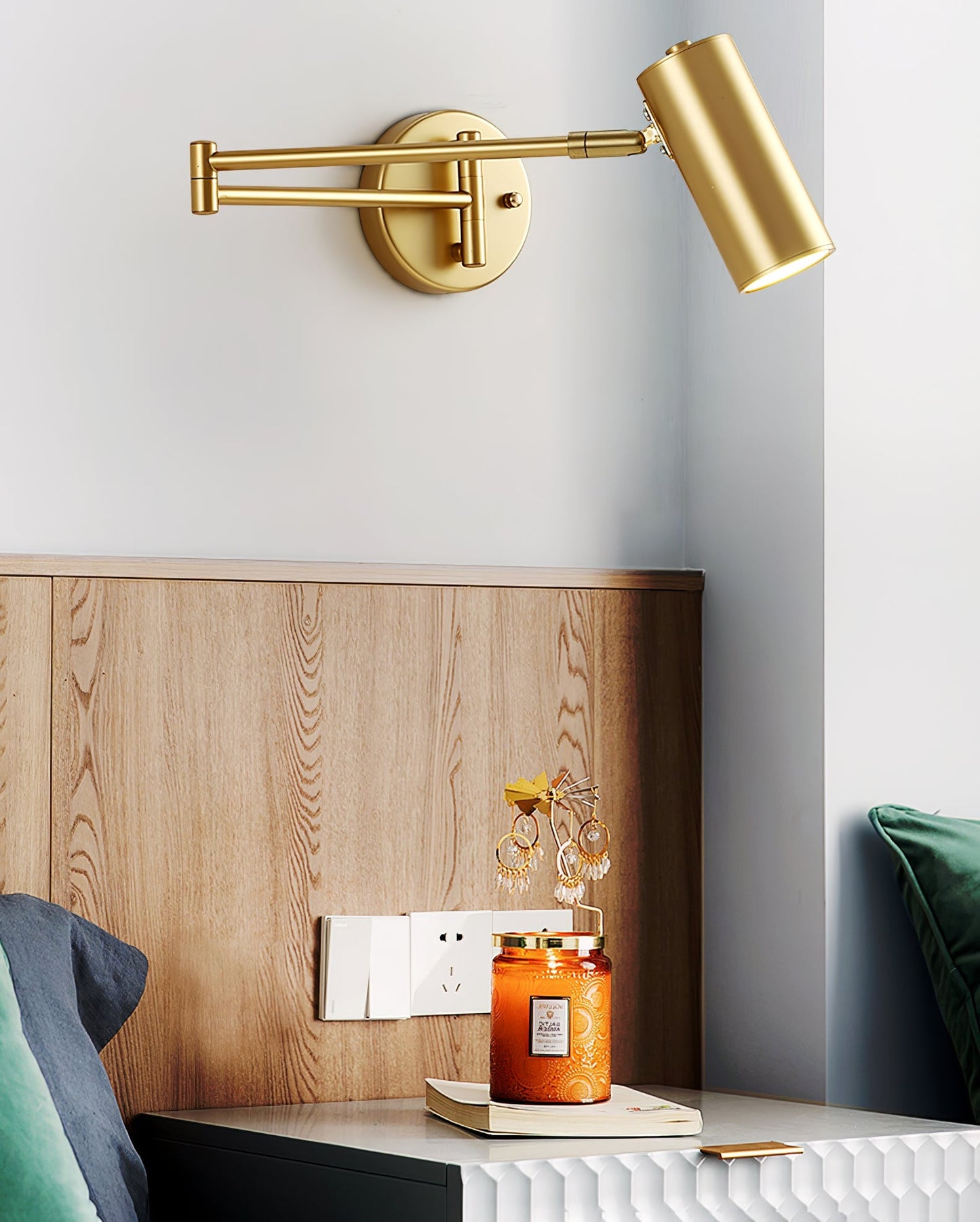 Moderne Minimalistische LED Wandleuchte Mit Verstellbarem Arm