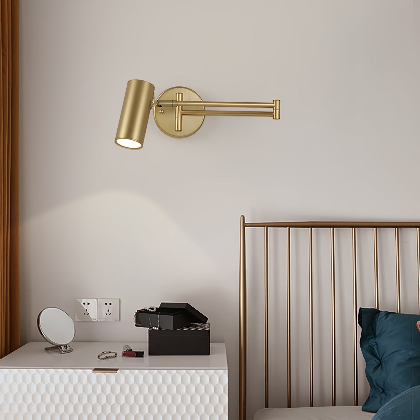 Moderne Minimalistische LED Wandleuchte Mit Verstellbarem Arm