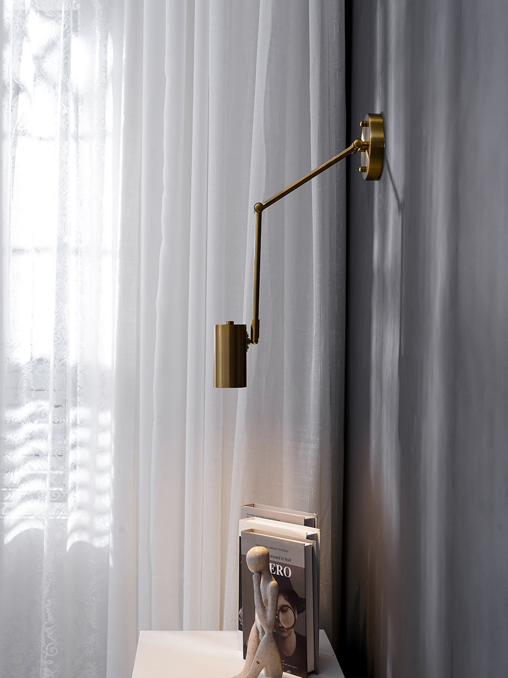 Moderne Minimalistische LED Wandleuchte Mit Verstellbarem Arm