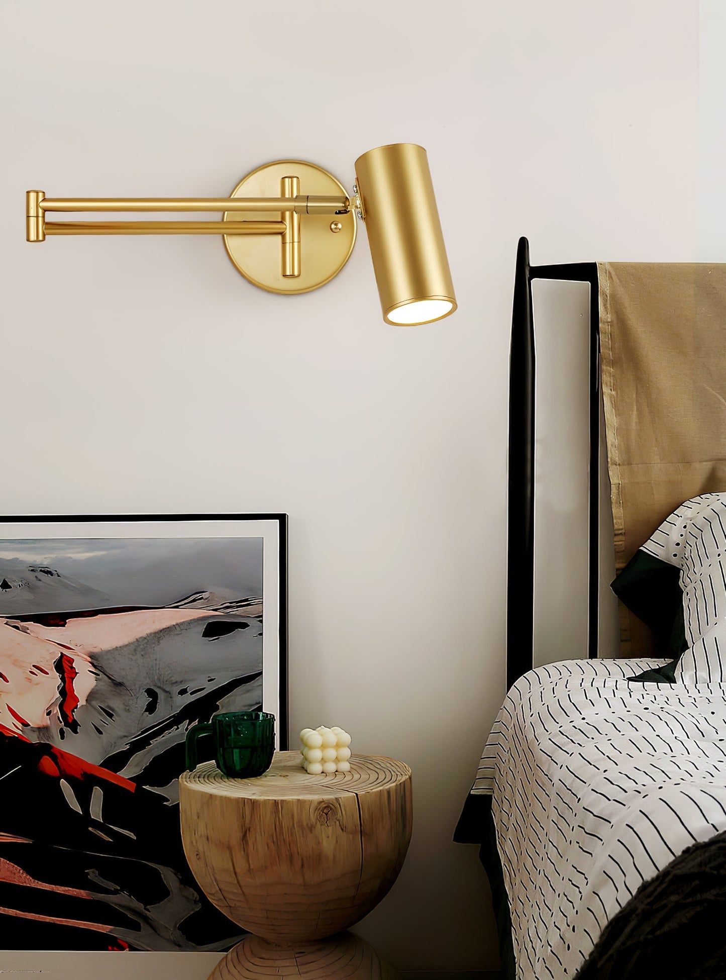 Moderne Minimalistische LED Wandleuchte Mit Verstellbarem Arm