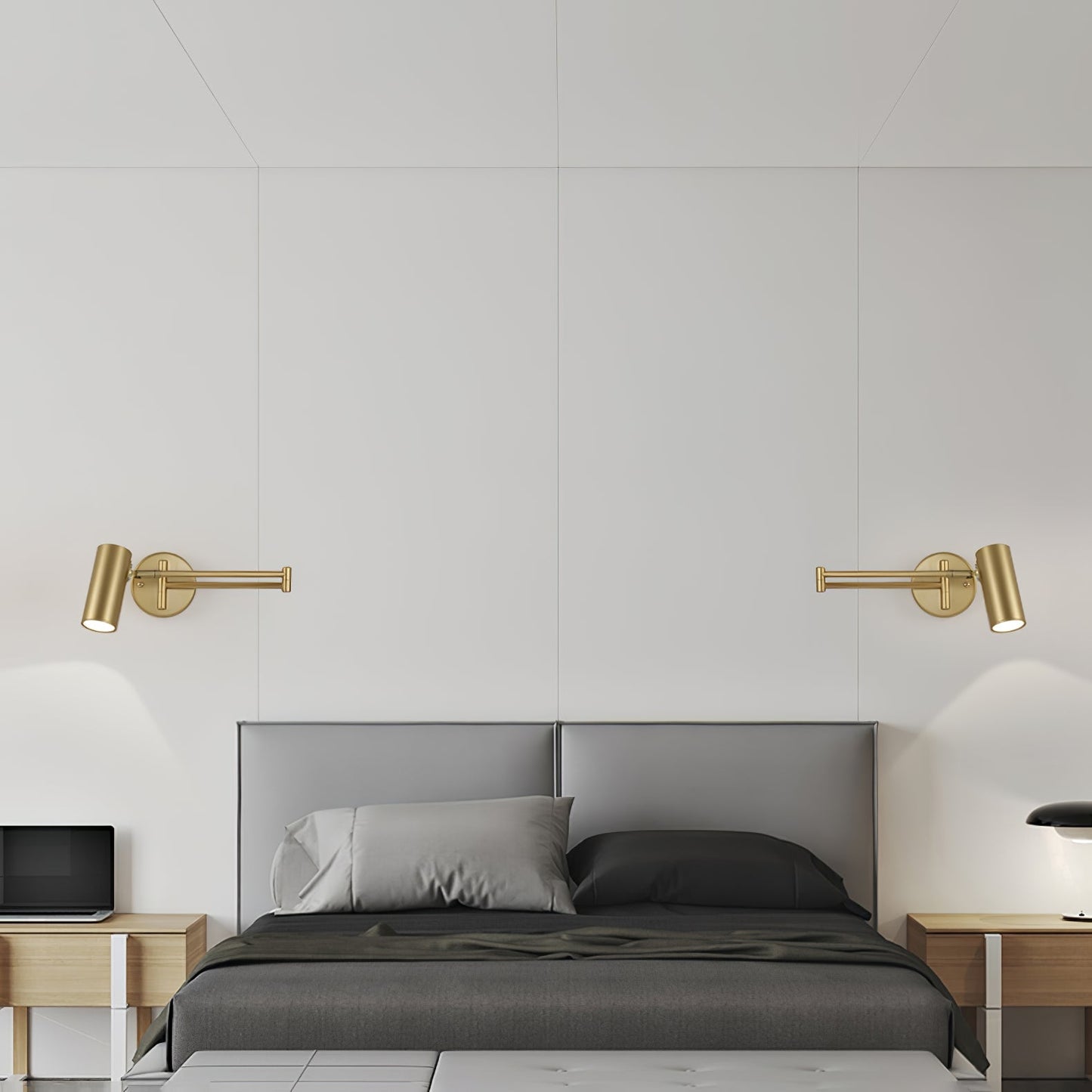 Moderne Minimalistische LED Wandleuchte Mit Verstellbarem Arm