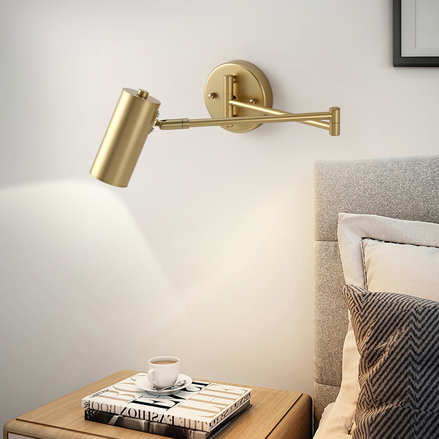 Moderne Minimalistische LED Wandleuchte Mit Verstellbarem Arm
