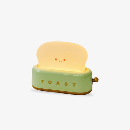 ToastLeuchten: Verspielte Tischlampe im Toaster-Entwurf mit integriertem Akku